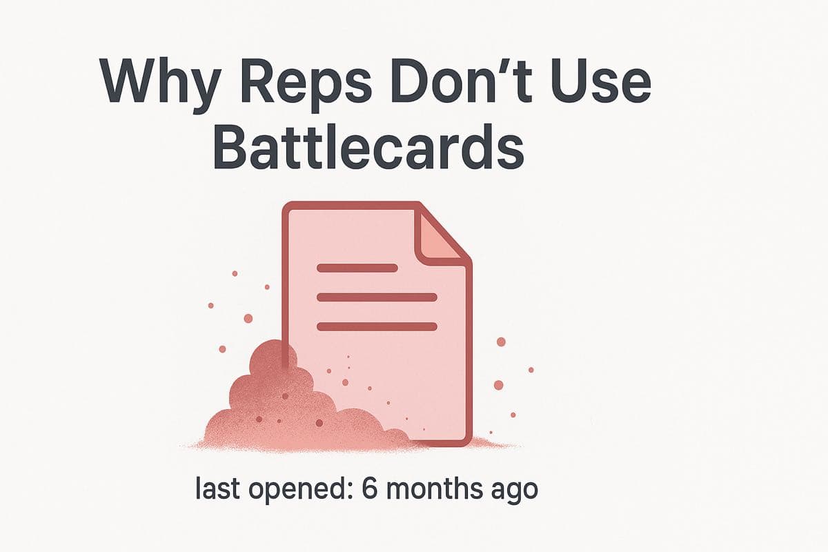 Why Your Reps Don't Use Battlecards (And How to Fix It)
