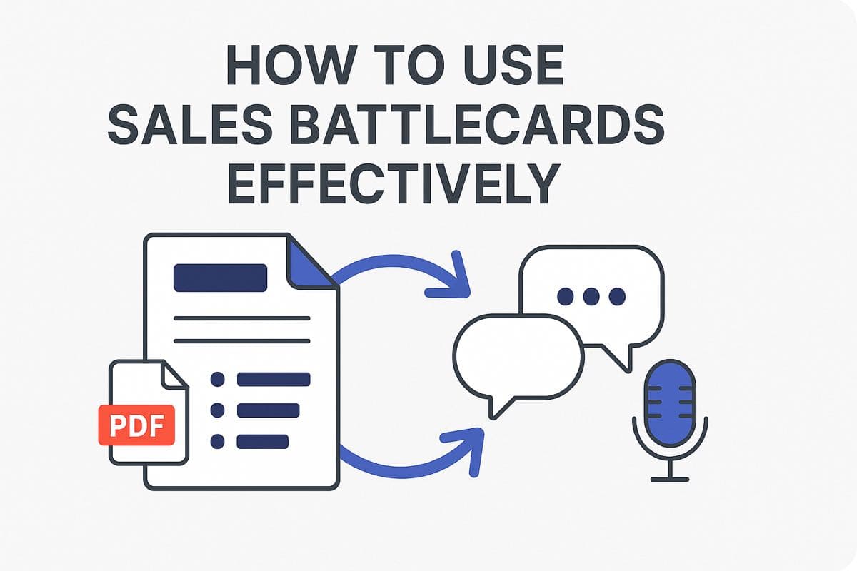How to Use Sales Battlecards Effectively: The Complete Guide